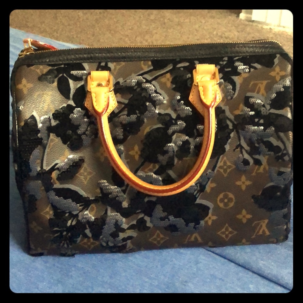Louis Vuitton Fleur de Jais Sequin 35 (Rare)